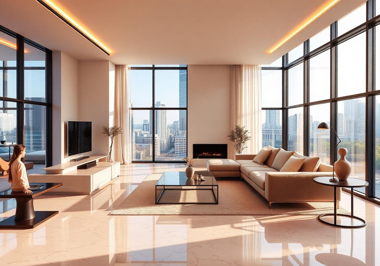 Luxury apartment interior