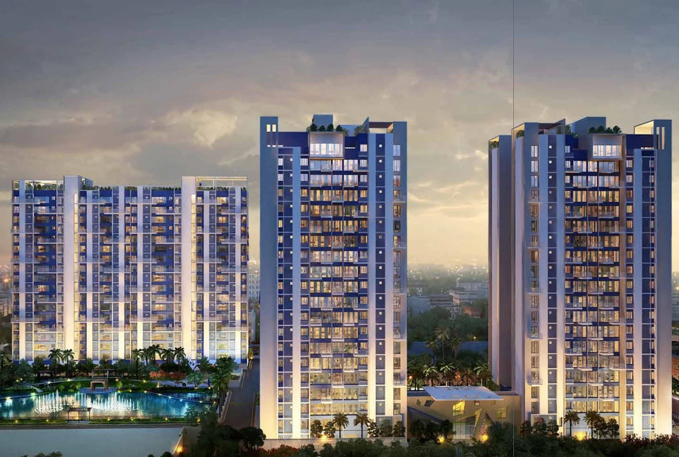 Morya luxury residential towers in Kolkata